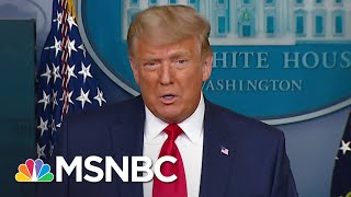 Trump Touts Stock Market Numbers After Dow Hits 30000 Amid Vaccine Transition News  MSNBC [upl. by Claude]