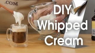 DIY whipped cream in 60 seconds [upl. by Butterworth]