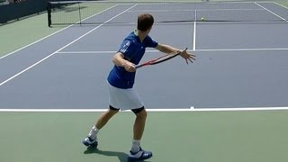 Andy Murray Forehand and Backhand practice  Murray Forehand in Slow Motion [upl. by Court303]