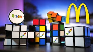 McDonalds RUBIKS CUBE Toy Reviews 🍟 [upl. by Coretta289]