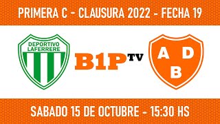 FECHA 19 Laferrere vs Berazategui  EN VIVO  FULL HD [upl. by Obla]