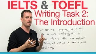 IELTS amp TOEFL Writing Task 2  The Introduction [upl. by Terence]