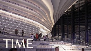 Take A Peek Into China’s Futuristic—And Controversial—New 12 MillionBook Library  TIME [upl. by Pepillo538]