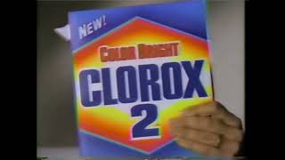 Clorox 2 Color Bright quotThe Color Specialistquot 1992 Television Commercial [upl. by Ninerb]