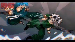 Goku SSJ Blue vs Xicor  Part 1  Fan Animation flipaclip [upl. by Einhpad]