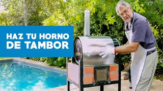 Cómo hacer un horno de tambor con ladrillos refractarios [upl. by Willumsen]