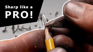 This is how PROFESSIONAL Artists sharp their pencils [upl. by Buffy]