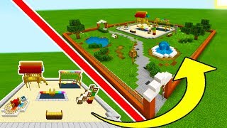 Minecraft Tutorial How To Make A Park With a Playground quot2019 City Tutorialquot [upl. by Ailb594]