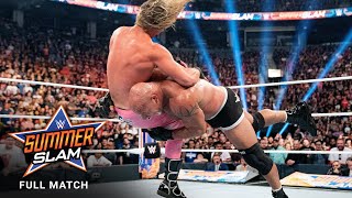 FULL MATCH  Goldberg vs Dolph Ziggler SummerSlam 2019 [upl. by Mackenie]