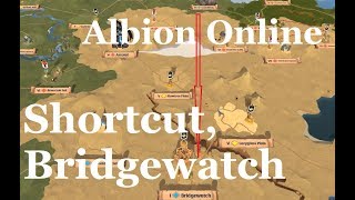 Albion Online  Caerleon to Bridgewatch fast almost safely [upl. by Jagir]