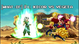 Whatif MOVIE Vegeta vs Xicor Super Saiyan 4 vs Ultimate Form Dragon Ball AF [upl. by Dnilazor]