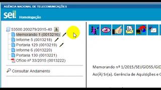 SEI  Vídeo Tutorial Assinar Documentos Gerados [upl. by Woodie359]