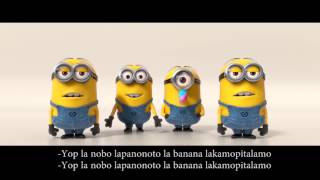 Minion Banana Song With Cat Edition [upl. by Esinej]