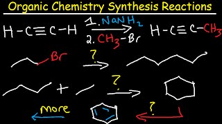 Organic Chemistry Synthesis Reactions  Examples and Practice Problems  Retrosynthesis [upl. by Viki]