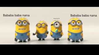 Minions  Banana Song LYRICSHD [upl. by Yrffoeg]