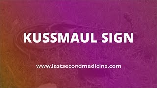 Kussmaul sign  Mechanism amp Causes [upl. by Swart]