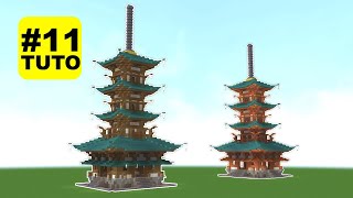 COMMENT CONSTRUIRE UN TEMPLE JAPONAIS 11  MINECRAFT [upl. by Acsirp899]