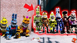 Can All NIGHTMARE Animatronics BEAT All CORRUPTED Animatronics GTA 5 Mods FNAF RedHatter [upl. by Ettore]