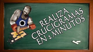 CREA CRUCIGRAMAS EN 2 MINUTOS CON CROSSWORD FORGE [upl. by Anihcak531]