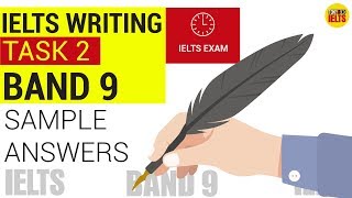 IELTS WRITING TASK 2 BAND 9  SAMPLE ANSWERS amp STRUCTURE  S1 [upl. by Moritz]