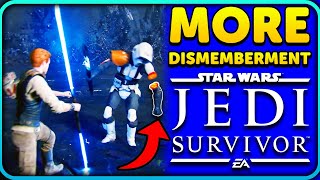 Even MORE Jedi Survivor DISMEMBERMENT Gameplay [upl. by Aneloc]