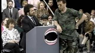 Morton Downey Jr Show Nazi Paintball [upl. by Ivey243]