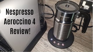 Nespresso Aeroccino 4 Milk Frother Review  Worth upgrading from the Aeroccino 3 [upl. by Honna]