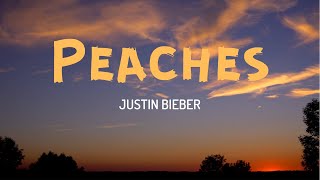 Justin Bieber  Peaches Acoustic Lyrics [upl. by Frannie298]