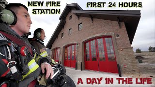 First 24 Hours in a New Fire Station  A Day in the Life [upl. by Rhee]