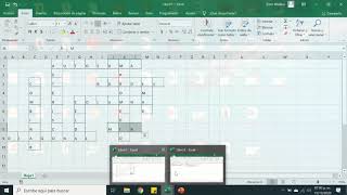 CRUCIGRAMA EN EXCEL [upl. by Akcir]