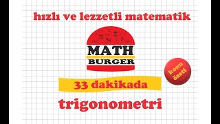 33 DAKİKADA TRİGONOMETRİ  KONU ÖZETİ  TEKRAR [upl. by Marquardt93]