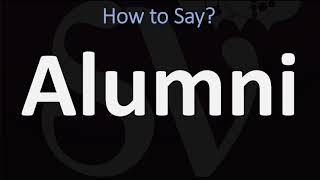 How to Pronounce Alumni CORRECTLY [upl. by Enileuqcaj]