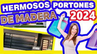 🚧💯 Diseños de PORTONES DE MADERA 2024 Parte 02 ⛔ cool gates 2024  amazing gates And Doors 2024 [upl. by Eillen803]