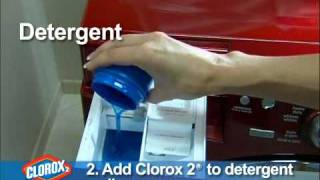 Clorox HowTo Using Clorox 2® HE Machines [upl. by Aicilif]