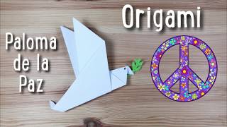 COMO HACER UNA PALOMA DE LA PAZ ORIGAMI [upl. by Tab]