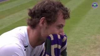 SCENES An emotional Team Murray celebrate Wimbledon title No2 2016 [upl. by Zerlina847]