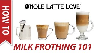 Milk Frothing for Beginners [upl. by Cory]