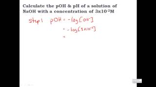 Calculating pH amp pOH H OH Acids amp Bases CLEAR amp SIMPLE [upl. by Etoile]