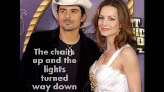 We Danced by Brad Paisley with lyrics [upl. by Delanty583]