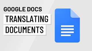 Google Docs Translating Documents [upl. by Atteloj]