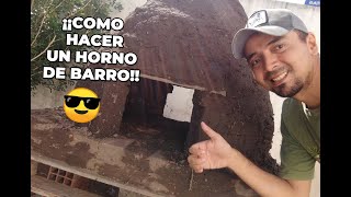 Como hacer un Horno de barro [upl. by Acemat]