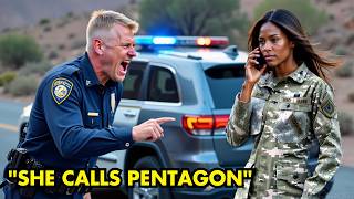 Racist Cop Attacks US Army Colonel Get Shocked When She Calls Pentagon [upl. by Eoin179]