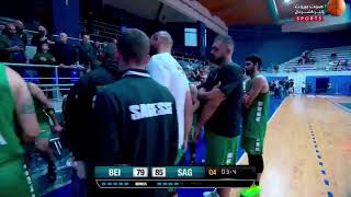 Snips Lebanese Basketball 20222023  BEIRUT VS SAGESSE [upl. by Elicec]