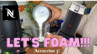 How To Foam Milk With Aeroccino 3 Make Coffee With Foam Tips amp Tricks  Easy Foamed Latte Recipe [upl. by Auguste]