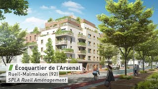 RueilMalmaison 92  Ecoquartier de l’Arsenal [upl. by Keram543]