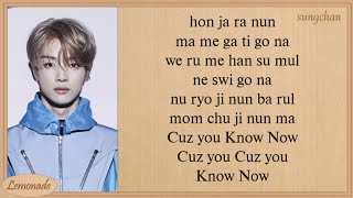 NCT U  Know Now Easy Lyrics [upl. by Neyu]