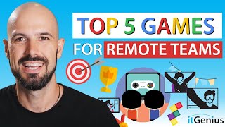 5 More of our Best Games For Remote Work Teams remotework [upl. by Ydnil]