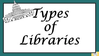 Types of libraries [upl. by Iatnohs]