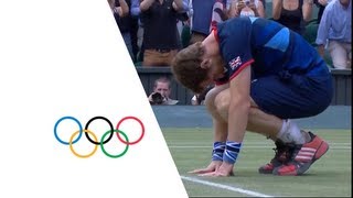 Andy Murray Defeats Roger Federer For Olympic Tennis Gold  London 2012 Olympics [upl. by Boyd]