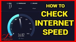 How to Check Your Internet SPEED [upl. by Yonatan]